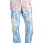 INC International Concepts Pink and Blue Floral Pantsuit Size 6 Photo 0