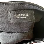 EXPRESS Faux Leather Flare Trouser Pants Womens 4 Black High Rise Y2K Mob Wife Photo 5