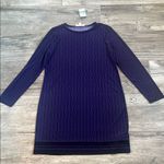 Michael Kors Elegant PURPLE/BLACK Patterned BODYCON FORMAL Dress LARGE NWT #116 Photo 1