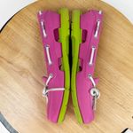 Crocs  Beach Line Slip On Boat Shoes Pink Green Women 7 Photo 4