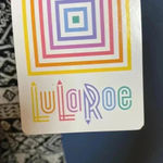 LuLaRoe NWT WO SIZE SMALL OPEN FRONT WATERFALL DUSTER BLACK CREAM GEO DESIGN Photo 4