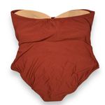 J.Crew NWT  Ruched One Piece Red Terracotta Swimsuit Photo 9