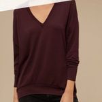Wilfred  Free - Aritzia | Plum Long Sleeve Tunic Top | Small Photo 9