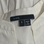 Vince White Drop Waist Short Sleeve Poplin Shift Dress Photo 5