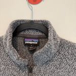 Patagonia  W's Woolyester Fleece Pullover Women M Gray 1/4 Zip Outdoor Casual Photo 4