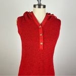 Free People  Ainsley Sweater Mini Dress in Red Photo 3