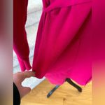 Daily Practice Anthropologie Hot Pink Knit Belted Mini Sweater Dress Size XL Photo 2