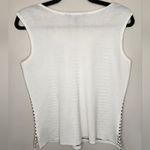Ming Wang  white and black top size S Photo 2