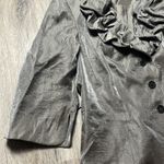 Adrianna Papell Silver Fancy Blouse/Blazer Size 14W Photo 5
