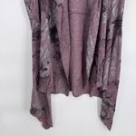 Kaktus Sweater Vest Womens XL Purple Acrylic Knit Abstract Print Cowl Neck Photo 2