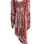 Altar'd State Alter'd State Paisley Long Sleeve Boho Style Dress Size‎ Small Photo 3