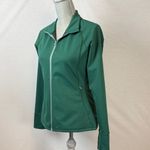 Outdoor Voices FrostKnit Full-Zip Jacket Women's M Green Mock Neck Activewear Photo 6