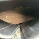 Stuart Weitzman Fierce! Melena Snakeskin-Embossed Leather Ankle Boots Size 9.5 Photo 7