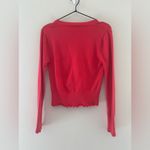 Molly Bracken  BUTTONED V-NECK CARDIGAN WITH SCALLOPED EDGING XS Photo 7