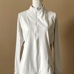 Athleta  | White Whittier Peak Half Zip Sz XL Photo 1