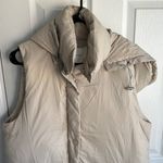 Anthropologie  Long Cream Puffer Vest Photo 4
