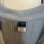 Old Navy Waffle Henley Long Sleeve Waffle Top Size Medium Photo 3