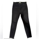 Madewell  9" Mid-Rise Distressed Skinny Jeans in Black Sea‎ Size 28 Photo 1