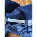 COTE FEMME Blazer Blue Velvet Jacket Lapel Women’s Size 10 97% Cotton Blue Photo 1
