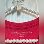 Spiritual Gangster Women’s red muscle tank top - “Love” - Medium Photo 5