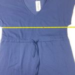 Ekouaer  Navy Blue Sheer Top Size S Women’s Photo 5