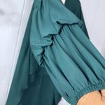 PRETTYGARDEN Elegant Green Women's Tunic Top Photo 2