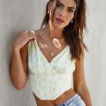 Camila Coelho $158 NWT Trudy Bustier in Sage Delilah
XS Photo 0