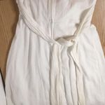 Ruby Rox Bin 10 Dress Linen Look Light Padding Soft Stretchy White/Ivory Medium Photo 8