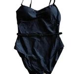 ANDIE Black The Riviera Adjustable Straps Belt Paddec Swimming Suit SZ M #1438 Photo 0