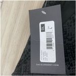 David Lerner New The Classic Black Embossed Snake Print Leggings Size L Photo 3