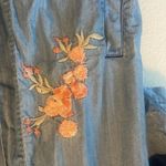 Soft Surroundings PE chambray half sleeve top Photo 1