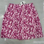 Oscar de la Renta  Tweed Pink and White Pocket skirt Photo 5