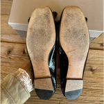 Stuart Weitzman Stuart Weizman black patten leather ballet flats / bows / tassels size 9 Photo 4