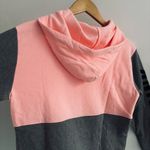 Victoria’s Secret PINK Gray Block Logo Print Hoodie Size XS Photo 5