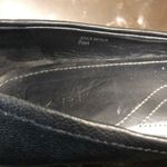 Tahari Shawna Black fine leather buckle shoes Block Heels Women’s Size 9 Photo 5