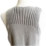 Theory Women’s Draped Knit Vest Size Large Gray Minimalist Size Large Hi Lo Photo 6