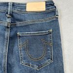 True Religion  Jeans Women 27 W Blue Jennie Curvy Mid Rise Dark Wash Faded Denim Photo 2
