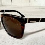 Diesel DL0212 54 52J Dark Tortoise Frame UV-Protected Full-Rim Square Sunglasses Photo 3