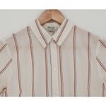 Madewell  Swiss Dot Striped Shirt‎ Dress Preppy Sheer Cottage Twee Midi Size XS Photo 1