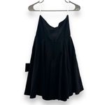 Lulus  About A Twirl Black Strapless Fit &‎ Flare Skater Mini Dress Sz M NEW Photo 5