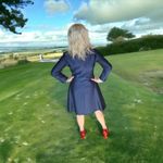 Vintage 1960s Adele Simpson for Hovland Swanson Navy Blue Coat Dress Size 10 Photo 1