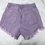 Wild Fable The Highest Rise Purple Jean Short Frayed Hem 2 Pastel Boho Festival Photo 3