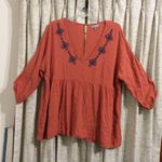 Torrid Lovesick Crinkle Gauze Embroidered Blouse Photo 0