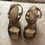 Michael Shannon Metallic Gold Wedges Photo 1