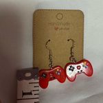 Handmade  Red Game Controller Earrings Photo 4