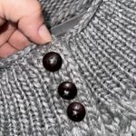 Kaisely  sweater knit gray short sleeve alpaca wool acrylic blend‎ small Photo 1