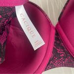 Cacique  Womens Pink Lace Comfort Bliss Lightly Lined Full Coverage Bra Size 44H Photo 6