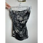 EXPRESS Y2K  Animal Print Tube Top Size XS Photo 1