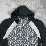 Anthropologie Pure & Good Jacket Womens Small Gray White Jacquard Good Tara Photo 4