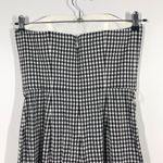 Club Monaco ‎ gingham sleeveless jumpsuit wide leg cropped Photo 4